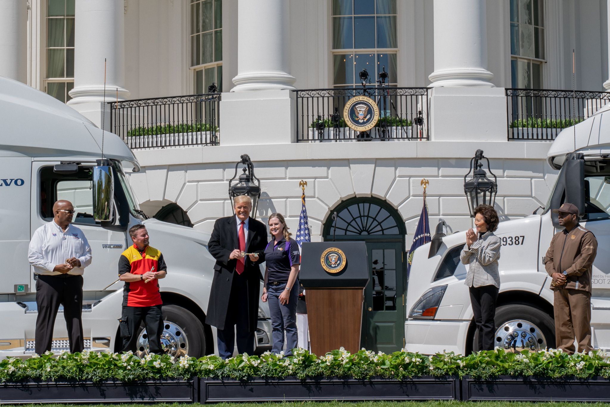 Truckers at the White House 