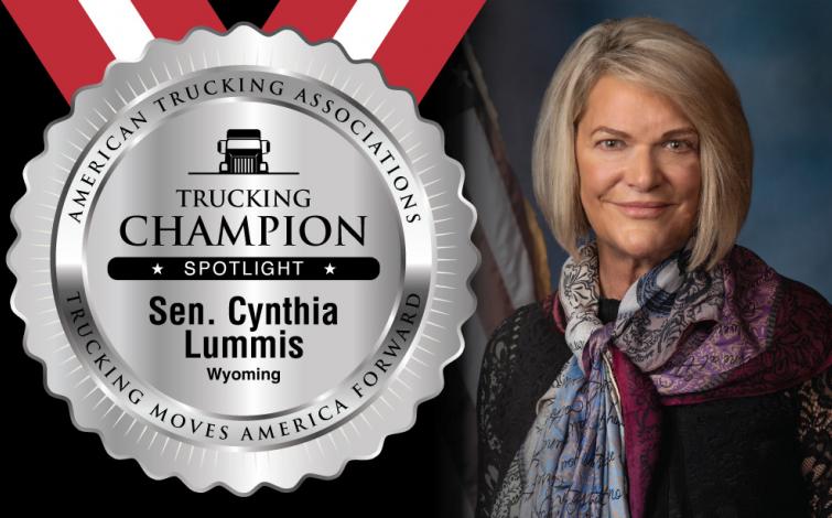 Senator Lummis Trucking Champion