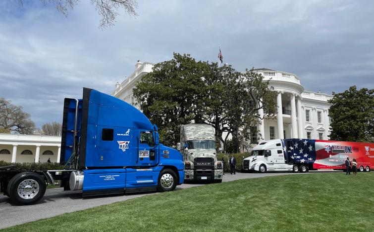 Trucks at White House 2022
